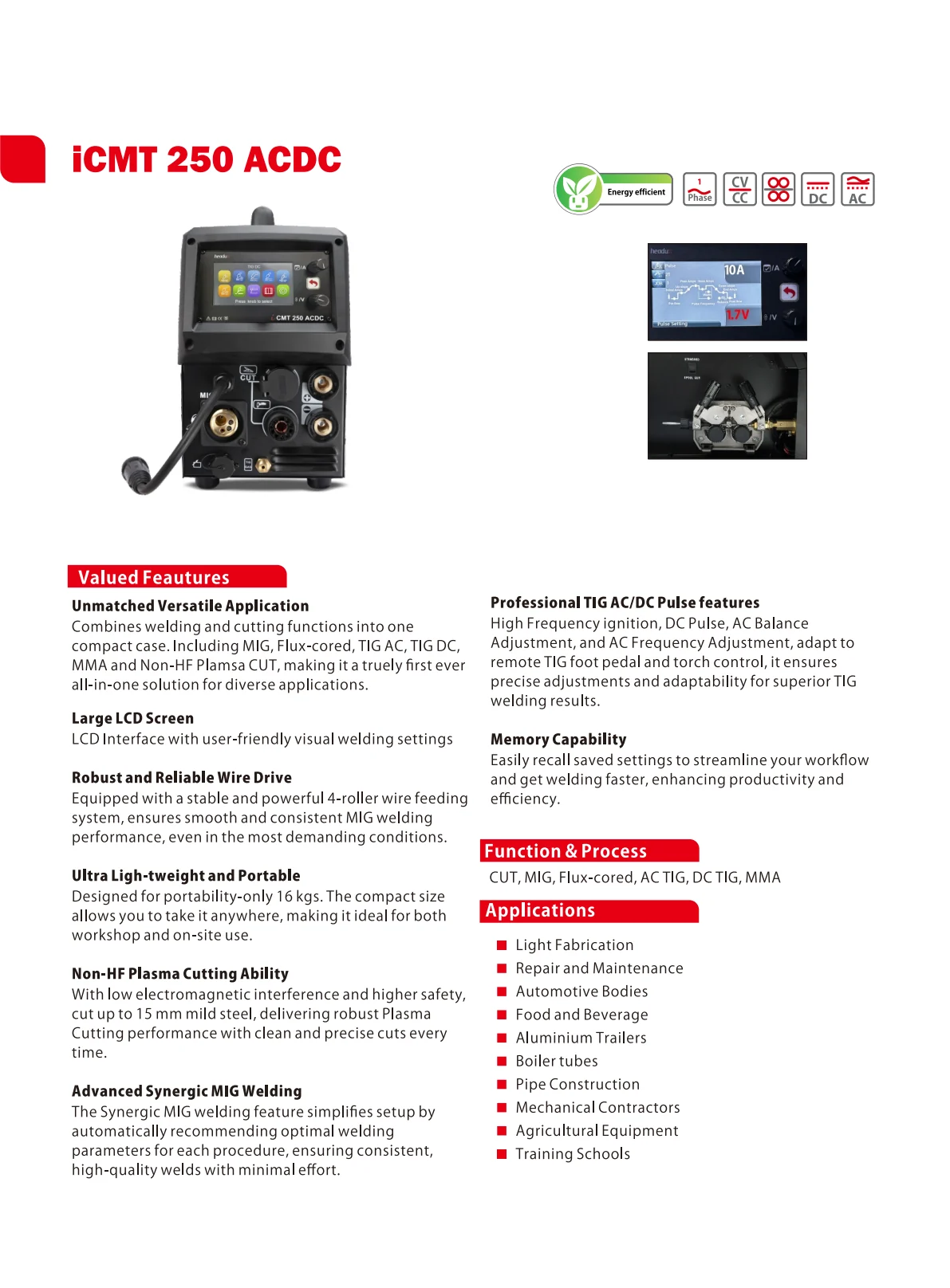 HEADUX i-Series Welding & Cutting Combo Catalogue - page 2 of 16