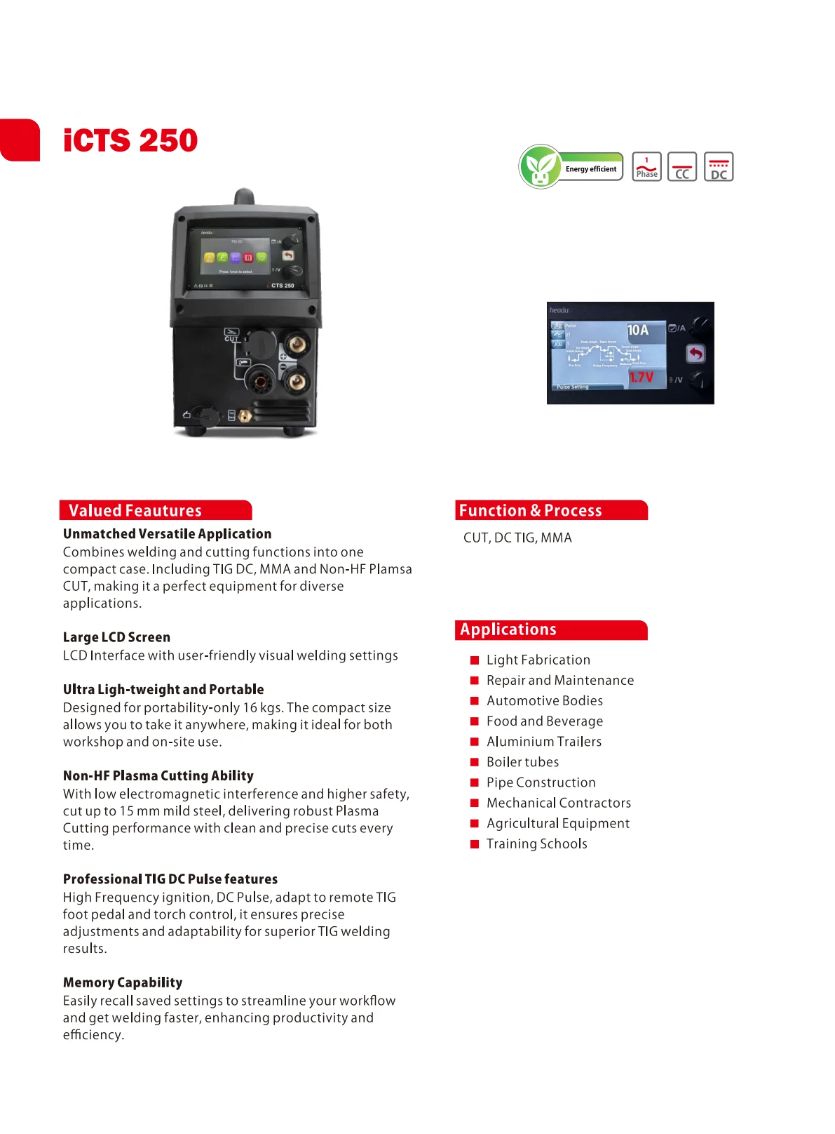 HEADUX i-Series Welding & Cutting Combo Catalogue - page 10 of 16