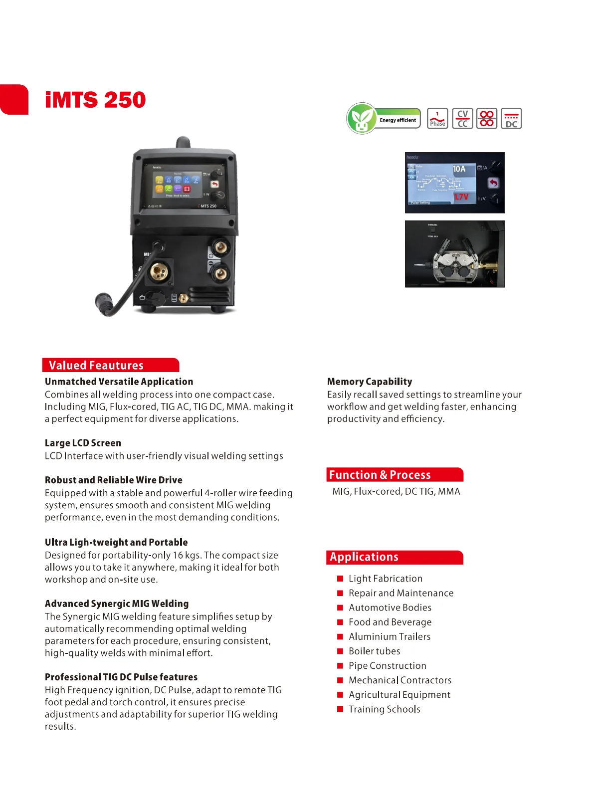 HEADUX i-Series Welding & Cutting Combo Catalogue - page 14 of 16