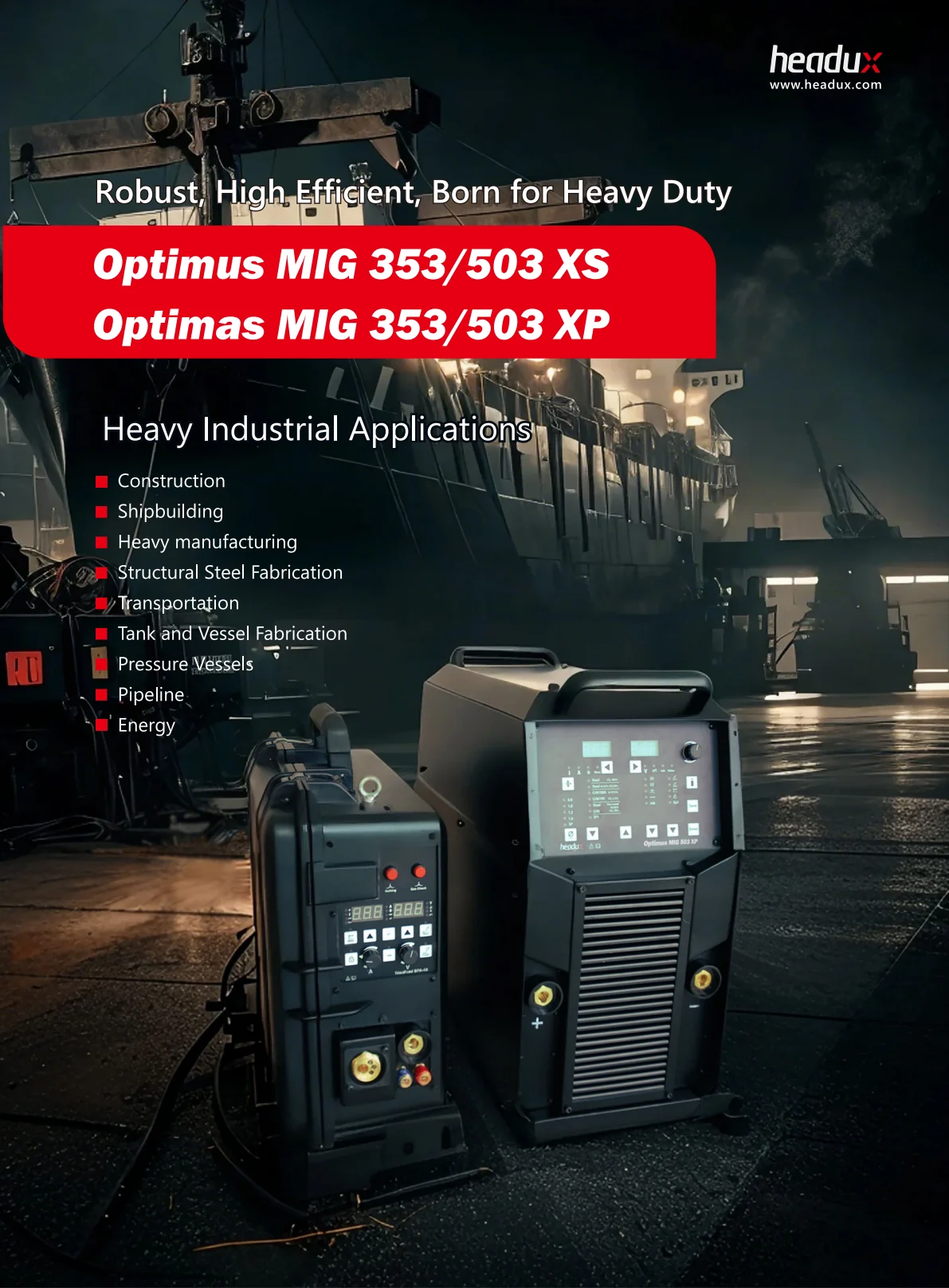 Cover of Optimus MIG 353/503 XS & XP Product Catalogue