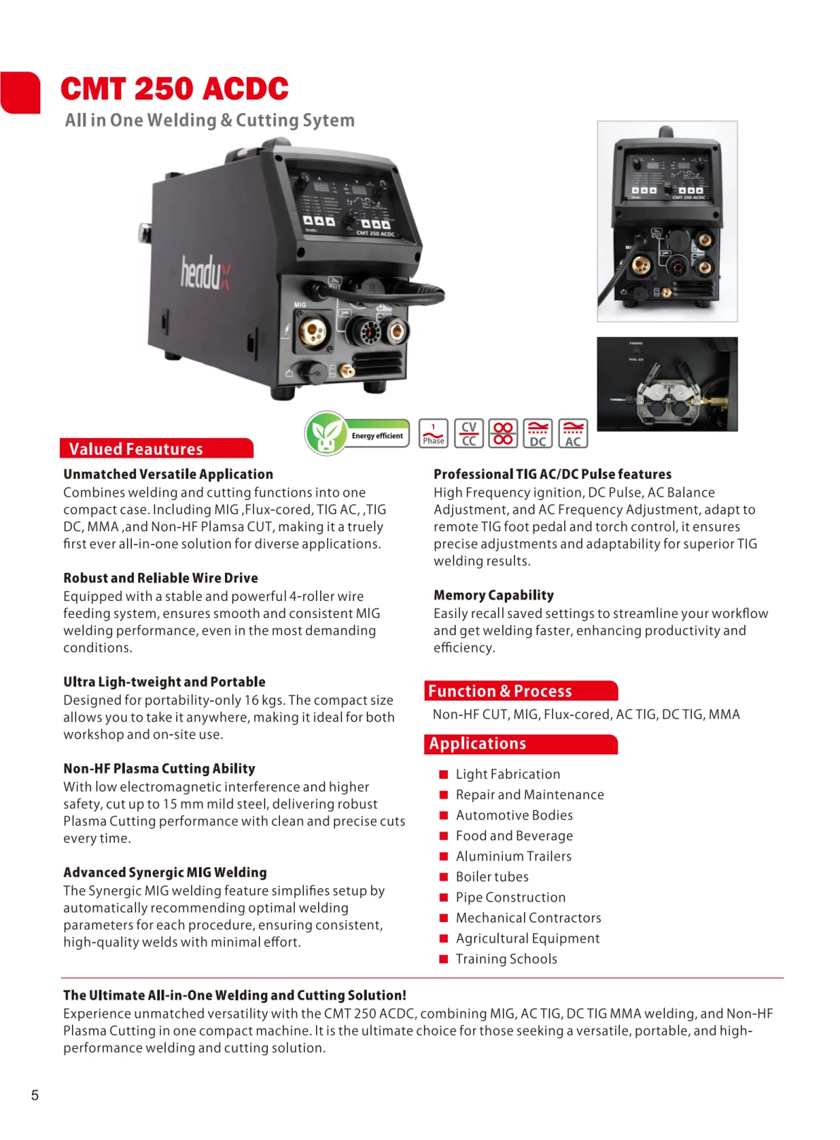 HEADUX Product Catalogue 2025 - page 8 of 78