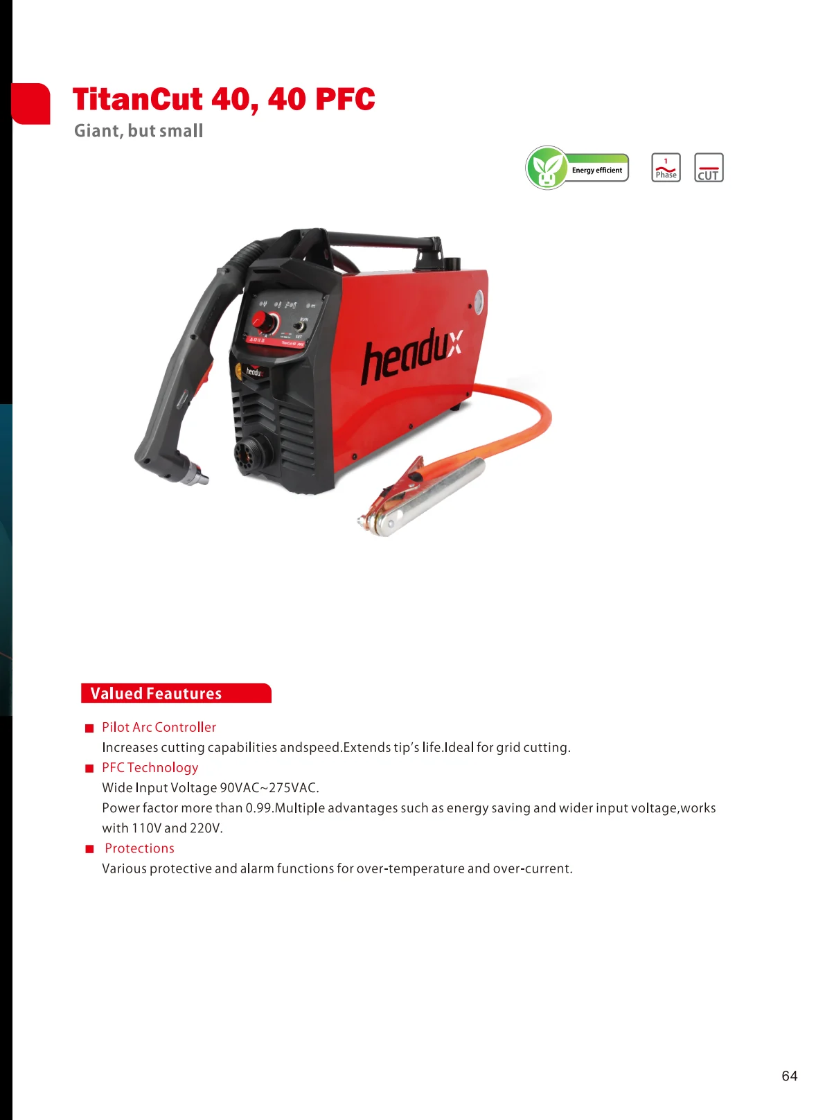 Cover of TitanCut 40, 40 PFC Product Catalogue