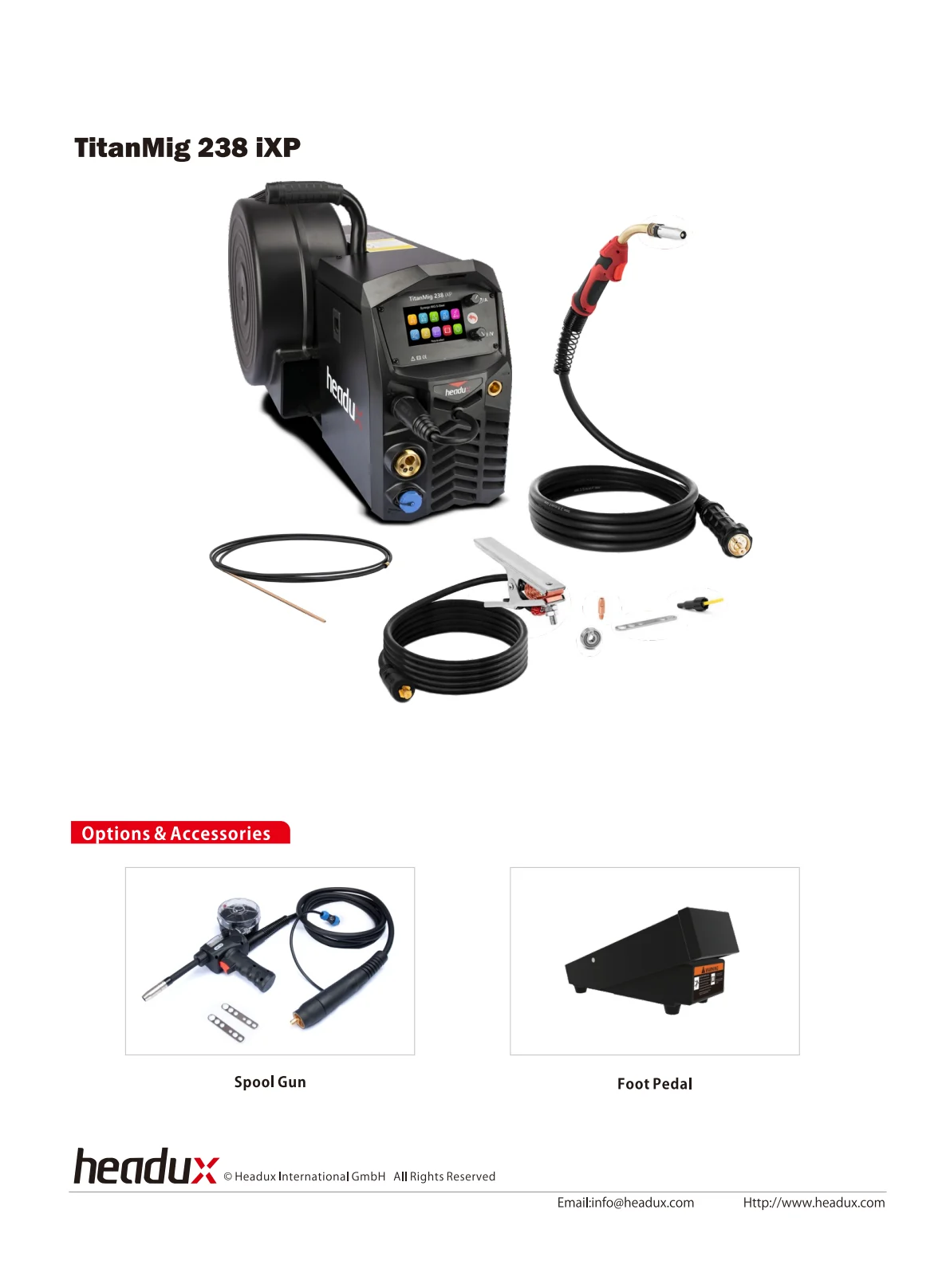 TitanMig 238 iXP Product Catalogue - page 4 of 4